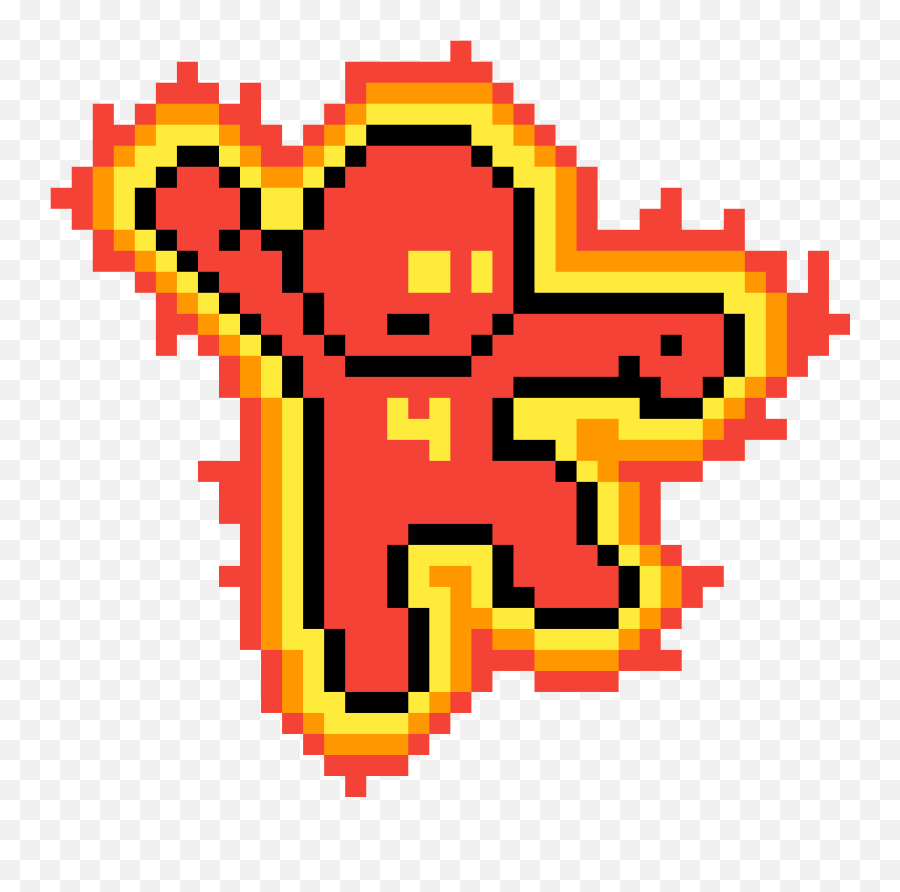 Human Torch - Fantastic 4 Pixel Art Png,Human Torch Png
