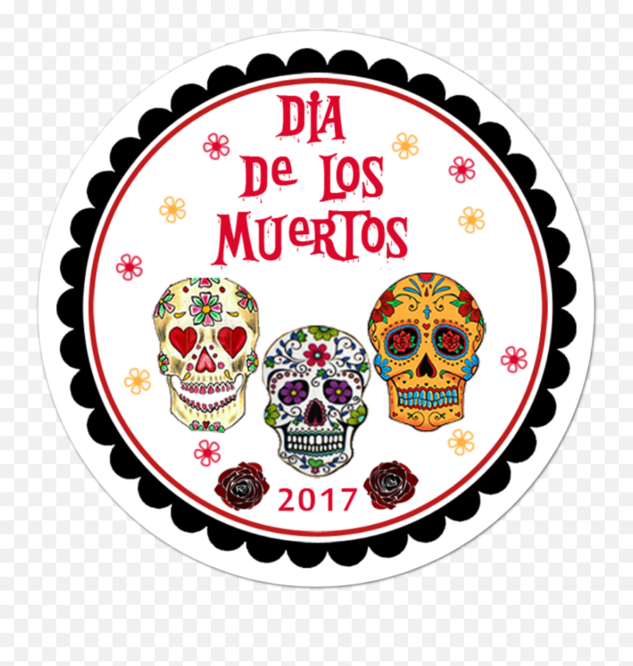 Dia De Los Muertos Personalized Halloween Sticker - Sticker Dia De Halloween Png,Dia De Los Muertos Png