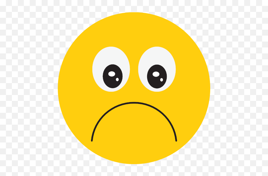 Face Sad Smiley Icon - Happy Smile Png,Sad Face Emoji Transparent