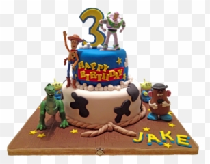 Disney Toy Story Birthday Cake Gumpaste Characters And Store - png