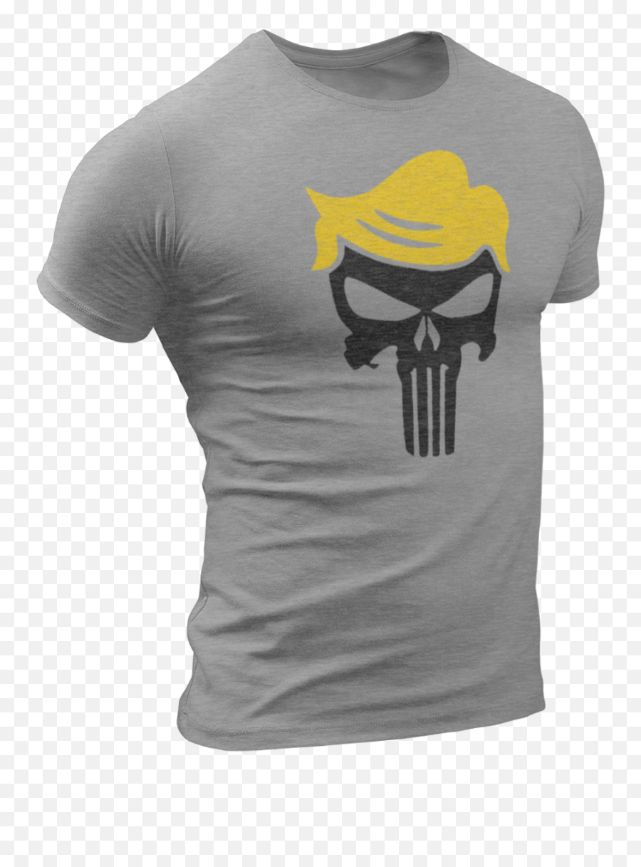 Trump Punisher Skull Tee - Detroit T Shirts Png,Trump Punisher Logo