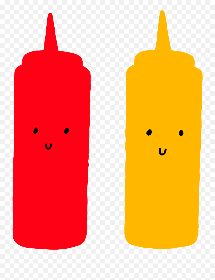 Ketchup And - Ketchup And Mustard Clipart Png,Mustard Png