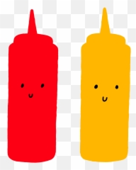 Ketchup And - Ketchup And Mustard Clipart Png,Mustard Png