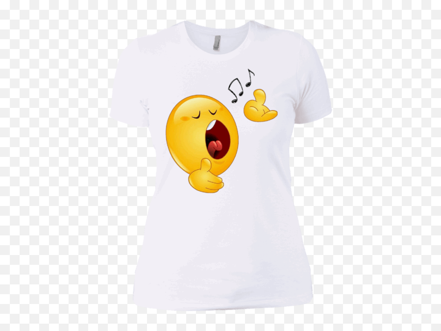 Music Emoji - Singing Transparent Png Original Size Png Happy,Music Emoji Png