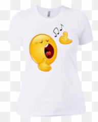 Music Emoji - Singing Transparent Png Original Size PNG Happy