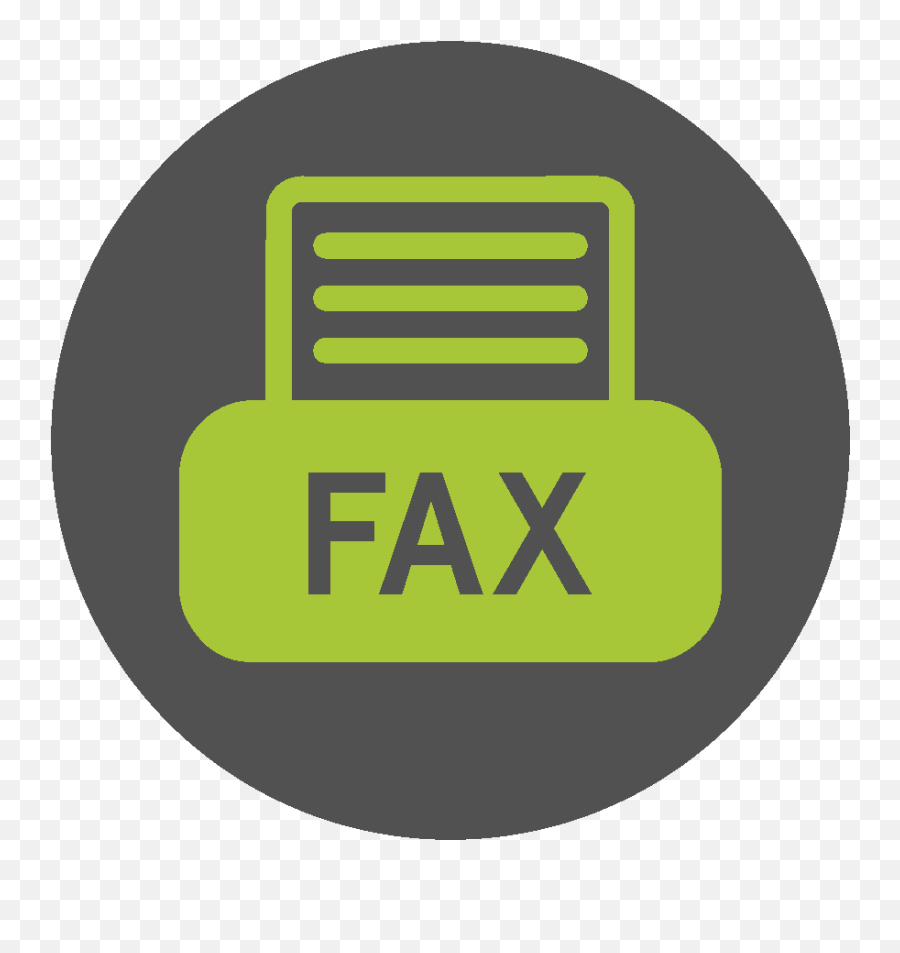 Download Fax Png - Fax Icon Circle,Fax Icon Png