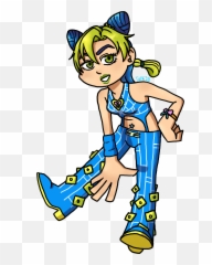 Jolyne Chibi - Fictional Character png