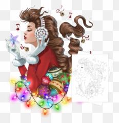 Free Adult Coloring Pages Printable Pdf For Stress Relief - Fictional Character png