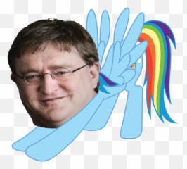 Download Gabe Newell Rainbow Dash - Gabe Newell Peter Griffin Png,Gabe Newell Png