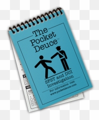 Sfst And Dui Investigation Card Notepad Pocket Deuce - Horizontal png