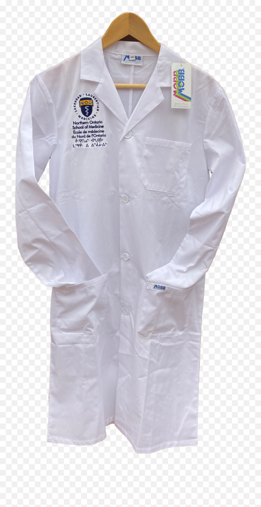 Unisex Lab Coat - White Long Sleeve Png,Lab Coat Png