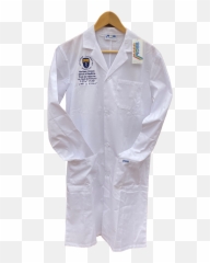 Unisex Lab Coat - White Long Sleeve Png,Lab Coat Png
