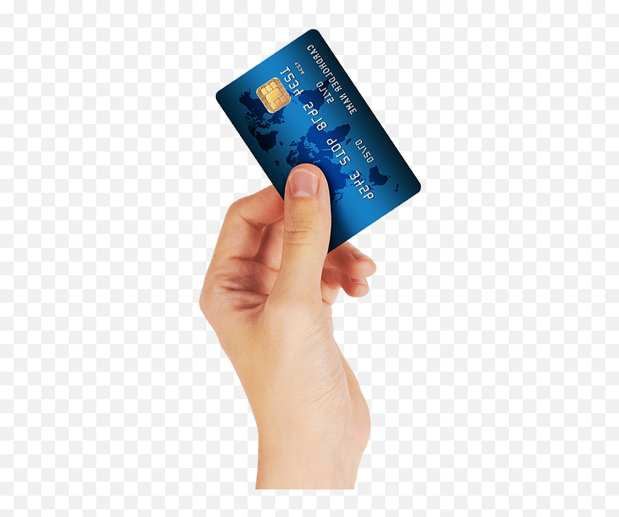 Credit Card Png - Hand Holding Card Png,Credit Card Png