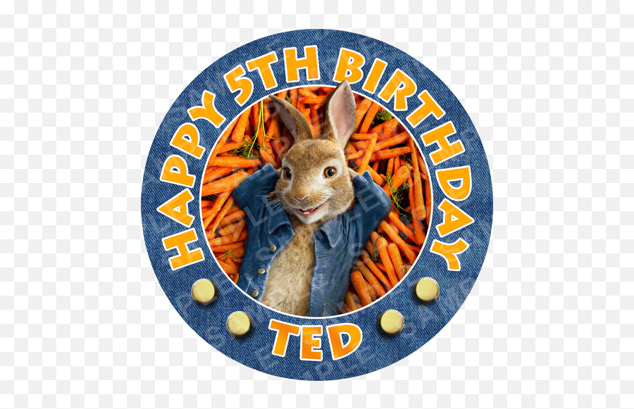 Peter Rabbit Edible Cake Topper - New Peter Rabbit Png,Peter Rabbit Png