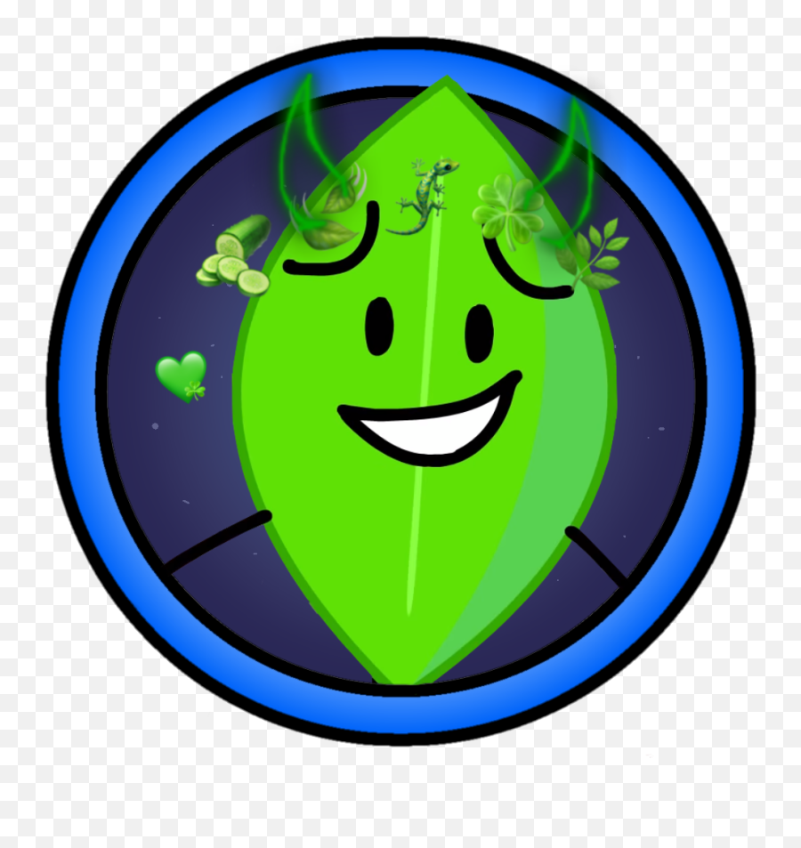 My Star Pfp Sticker - Wide Grin Png,Leafy Icon