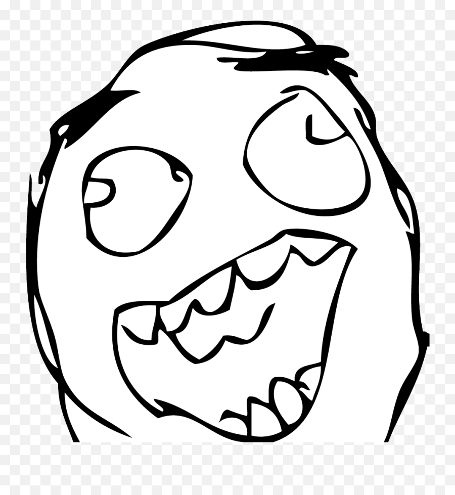 Rage Guy Png Svg Black And White Stock - Happy Troll Face Happy Troll Face Png,Rage Face Png