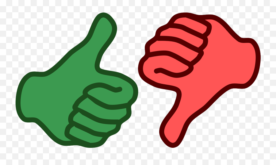 Download Hd Red Thumbs Down Png - Thumbs Up And Down Png Thumbs Up And Down Png,Thumbs Down Png