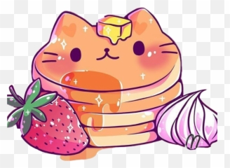 Kawaii Pancake Clipart - Cat png