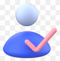 Premium Account Confirm 3d Illustration Download In Png - Clip Art