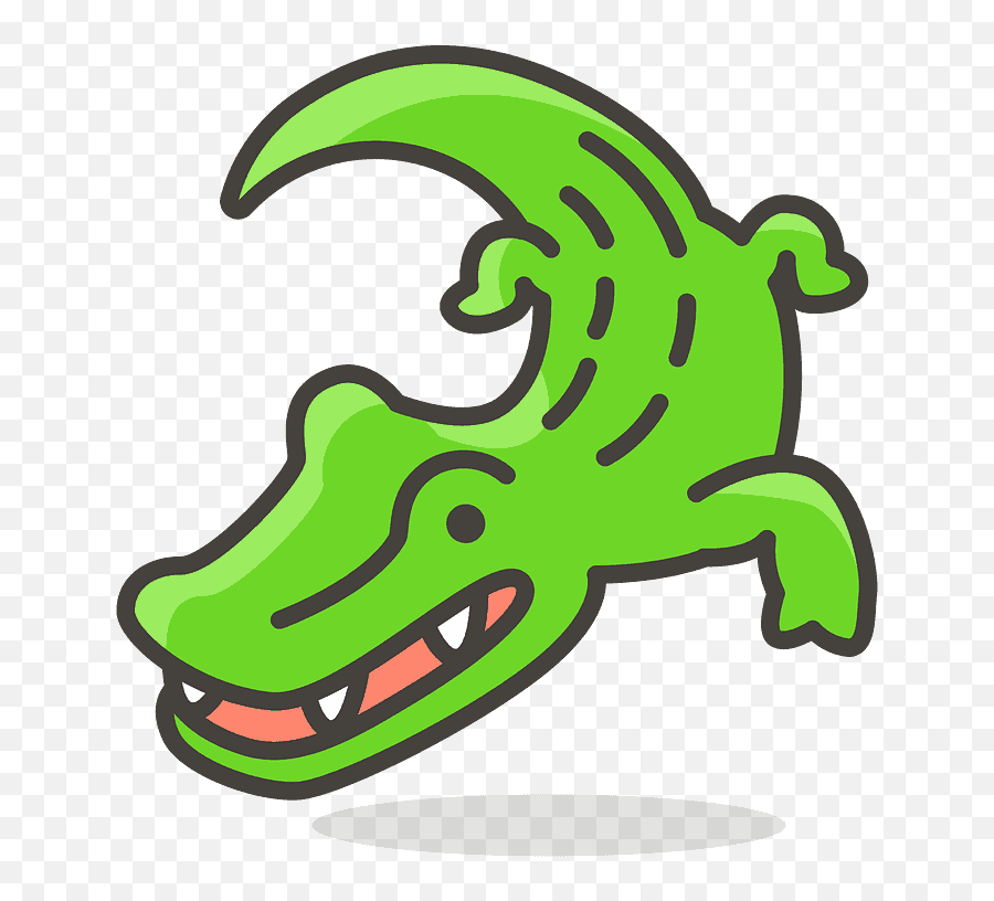 Crocodile Emoji Clipart - Crocodile Icon Png Download Emoji Cocodrilo,Cute Animal Icon
