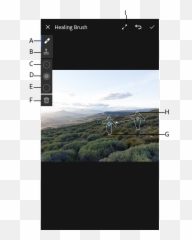 Learn How To Edit Your Photos In Lightroom For Mobile Android - Mobile Healing Brush png