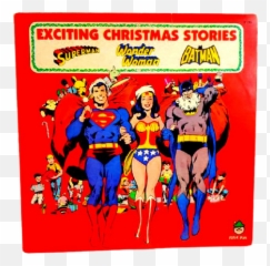 Dc Comics U2013 Remixxd By Steel City Galleries - Batman Superman Wonder Woman Christmas Png,Dc Icon Vs Superman