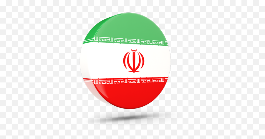 Glossy Round Icon 3d Illustration Of Flag Iran - Iran Flag Circle Transparent Png,Flan Icon