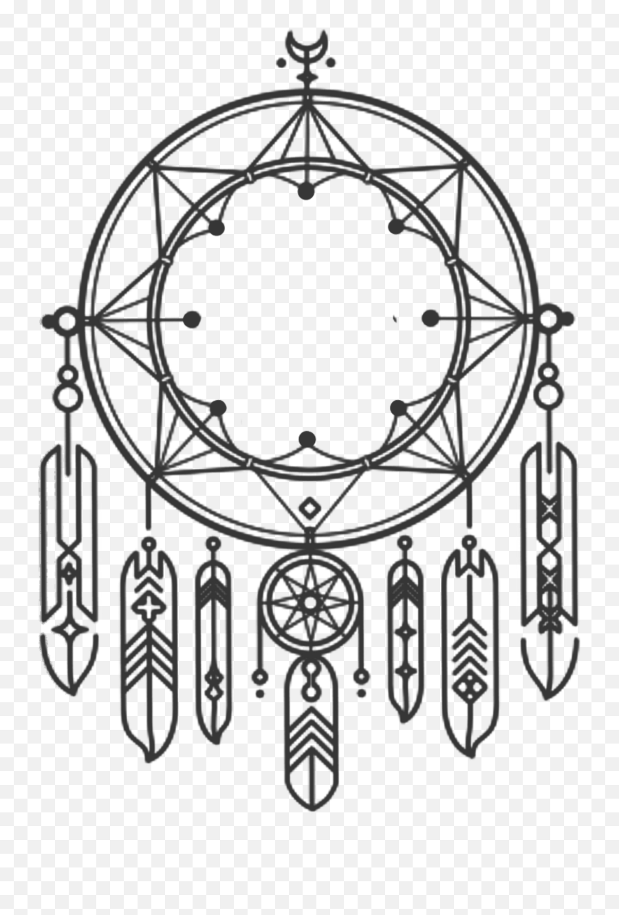 Wind Dream Dreamcatcher Grey Sticker By Qoutesforlife - Gazometro Png,Dream Catcher Icon