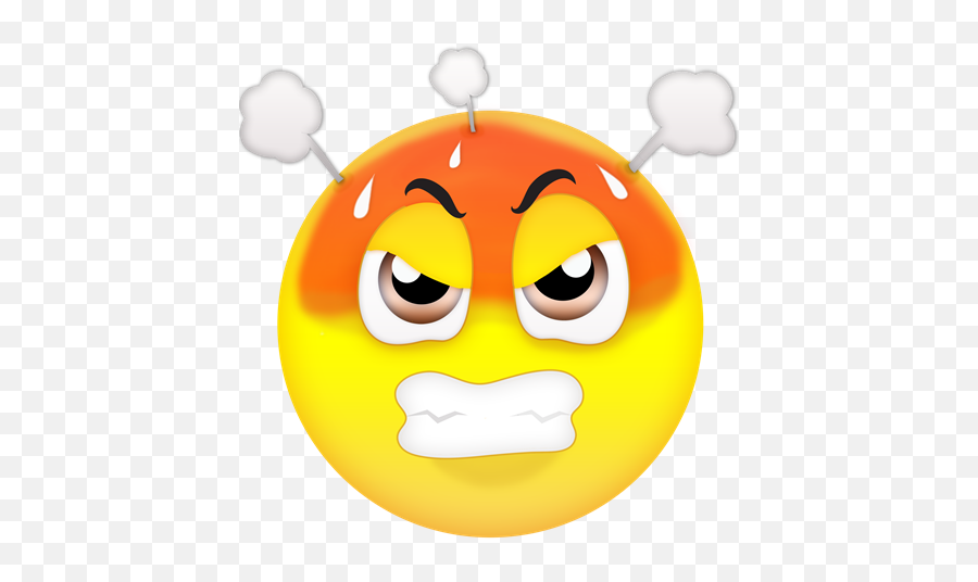 Emoji Mad Transparent Png Clipart - Emoji Transparent Background Angry,Annoyed Emoji Png