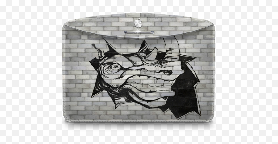 Folder Graffiti Rhino Icon Darktheme Iconset Emoopo - Carpetas Png De Graffitis,Graffiti Png
