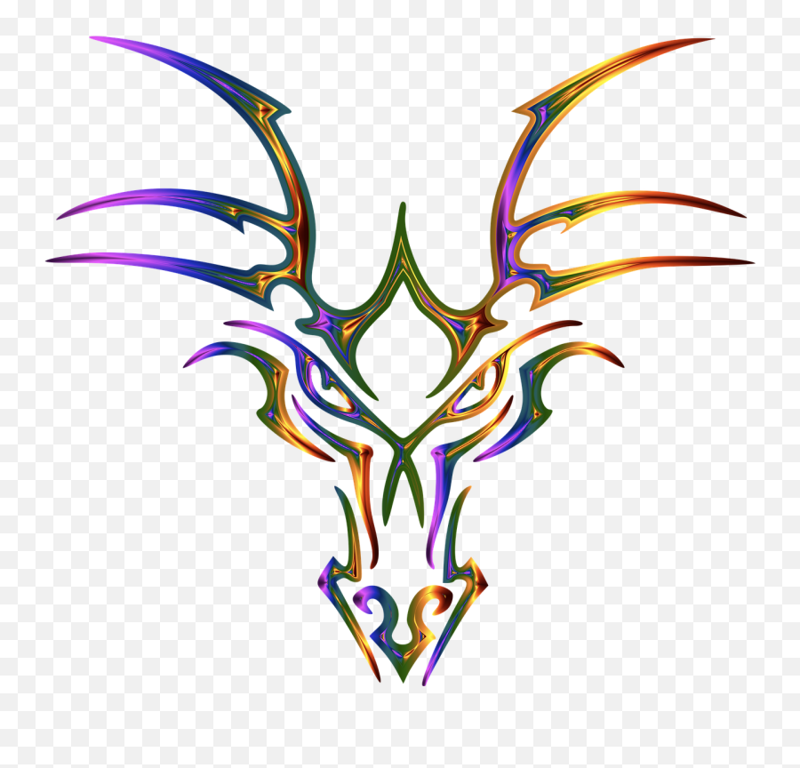 Dragon Animal Creature - Free Vector Graphic On Pixabay Tribal Dragon Face Tattoo Png,Drake Icon