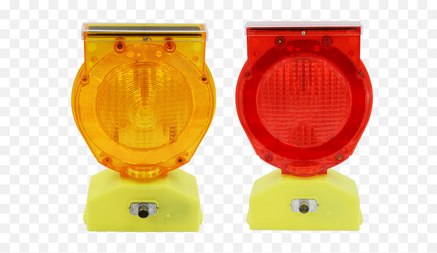 Solar Warning Lights Shop Yellow Powered Barricade - Signaling Device Png,Icon Lights