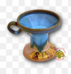 Porcelain Incense Burner Ceramic Icxc With Holy Icons - Serveware png
