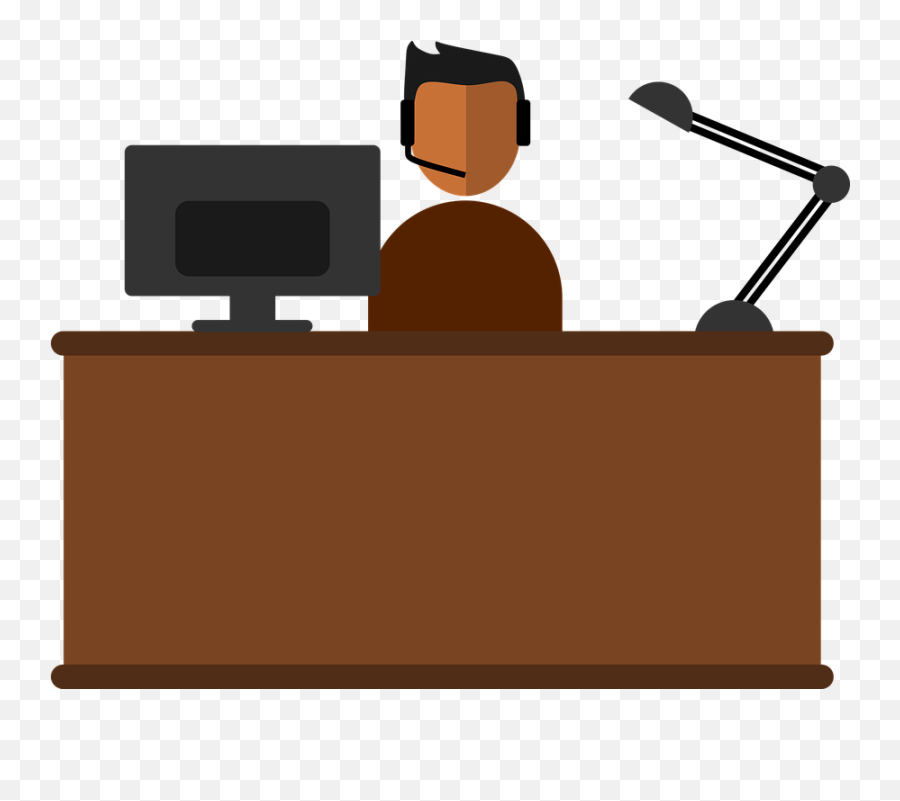 Home Office Work - Free Vector Graphic On Pixabay Office Worker Png,Computer Administrator Icon