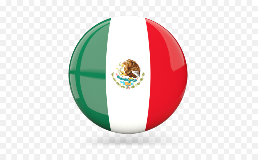 Mexican Flag Glossy Round Graphics - Dream League Soccer Mexico Logo Png,Mexican Flag Transparent