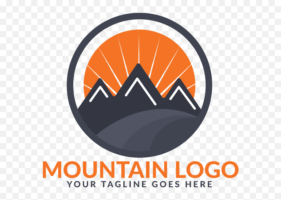 Logo Design - Flame Png,Mountain Logo
