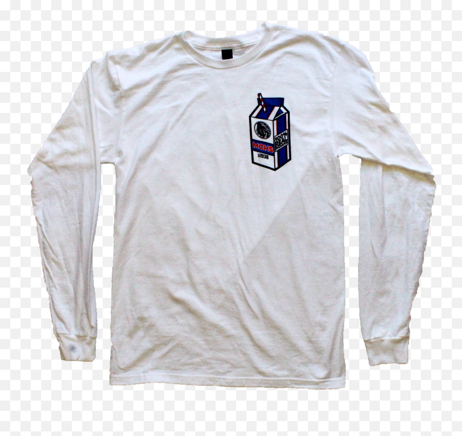 Long Sleeve Mchs Milk Logo Png