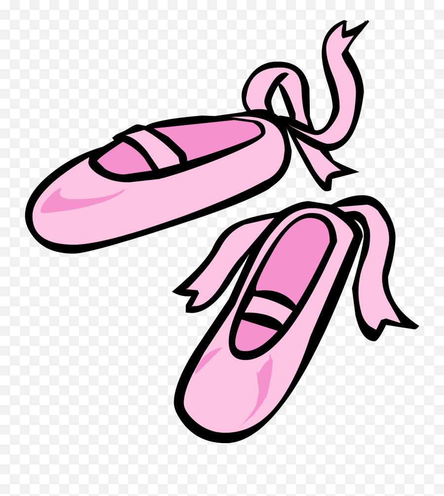 Ballet Shoes Clipart - Dance Shoes Clipart Png,Cartoon Shoes Png - free  transparent png images 