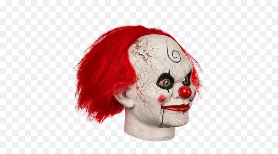 Dead Silence Mary Shaw Clown Mask - Red Hair Png,Clown Hair Png