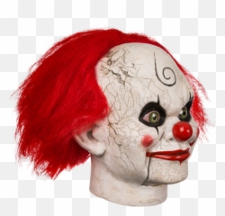 Dead Silence Mary Shaw Clown Mask - Red Hair Png,Clown Hair Png