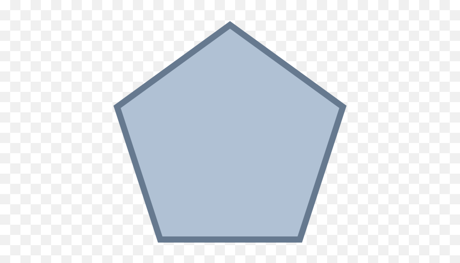 Pentagon Icon - Regular Pentagon Shape Png,Pentagon Png