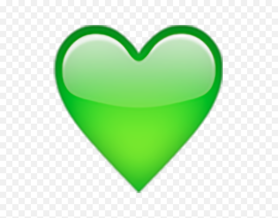 Heart Emoji Green Symbol Yellow - Green Emoji Heart Png,Emoji Hearts Transparent