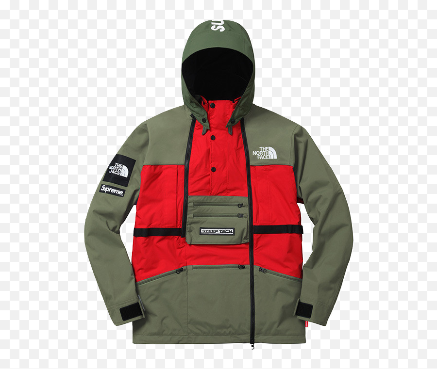 Download Supremethe North Face Steep Tech Hooded Jacket - Supreme North Face Steep Tech Jacket Png,Roblox Jacket Png