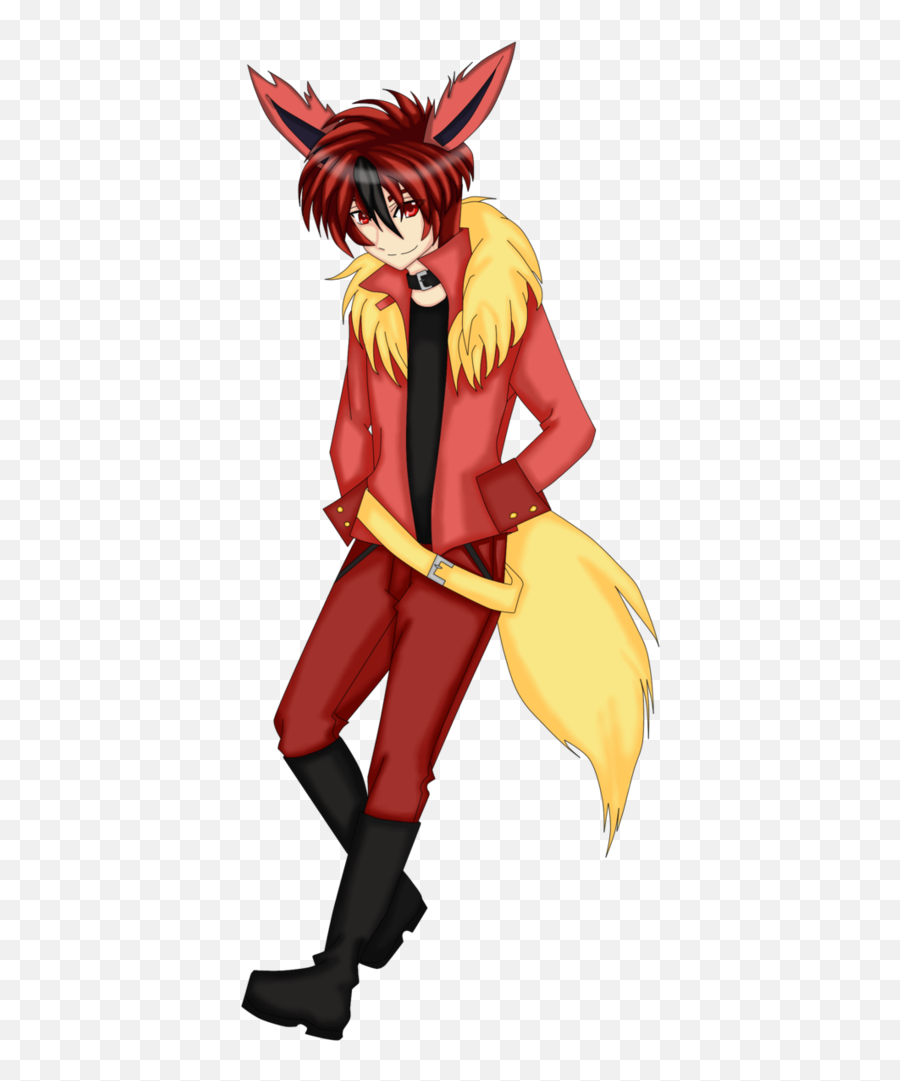 Flareon Human Boy - Google Search Pokemon Gijinka Pokemon Pokemon Flareon Human Png,Flareon Png