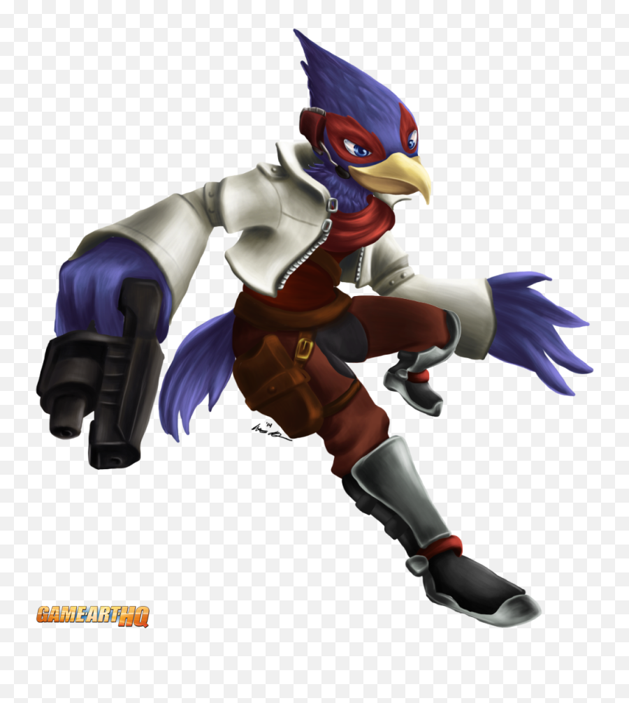 Falco Lombardi From Star Fox - Smash Bros Falco Art Png,Star Fox Logo Png