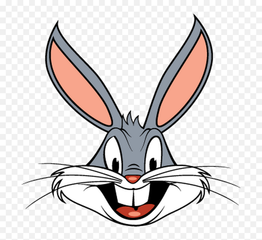 Bugs Bunny Cartoon Clip Art - Bugs Bunny Head Png Bugs Bunny Face,Bunny Ears Png