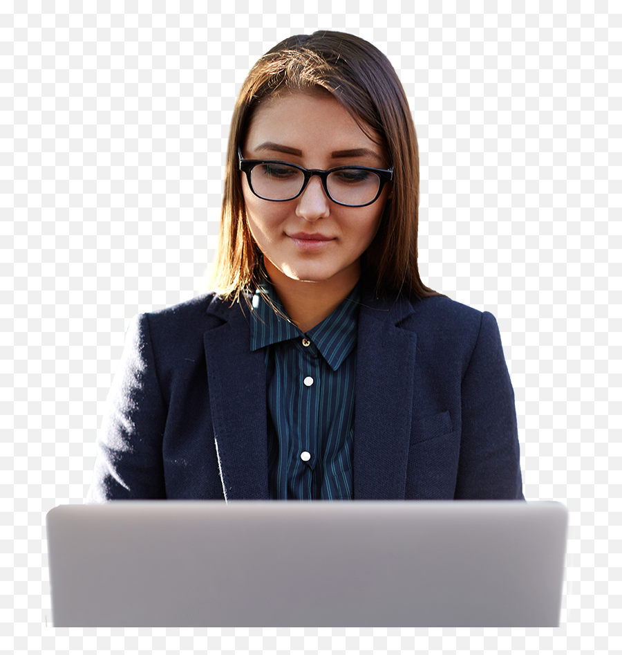 Download Girl Working In The Laptop - Student Png Image With Girl,Working Png