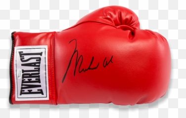 Muhammad Ali Signed Everlast Boxing Glove - Muhammad Ali Boxing Gloves Png,Muhammad Ali Png