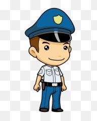 Download Girls Clipart Police Officer - Policeman Clipart Police Officer Clipart Png,Police Png