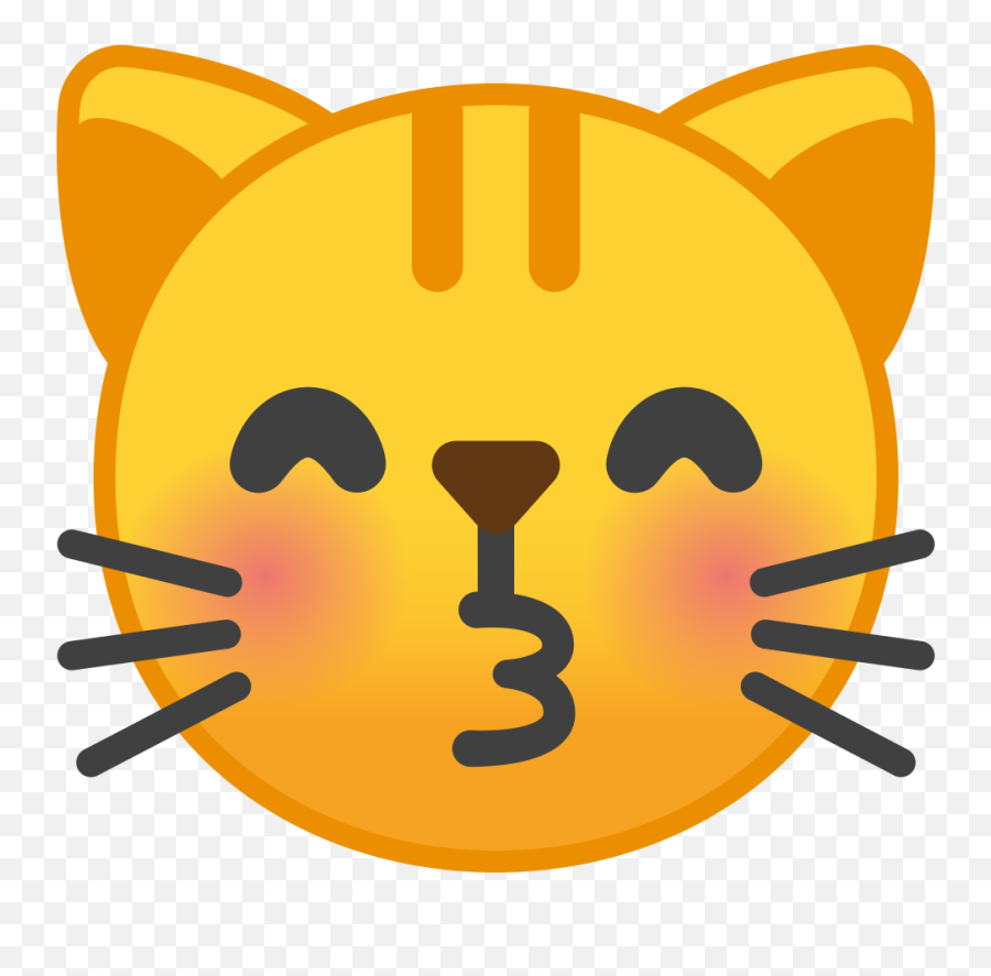Kissing Cat Emoji - Emoji Png,Kissing Emoji Png